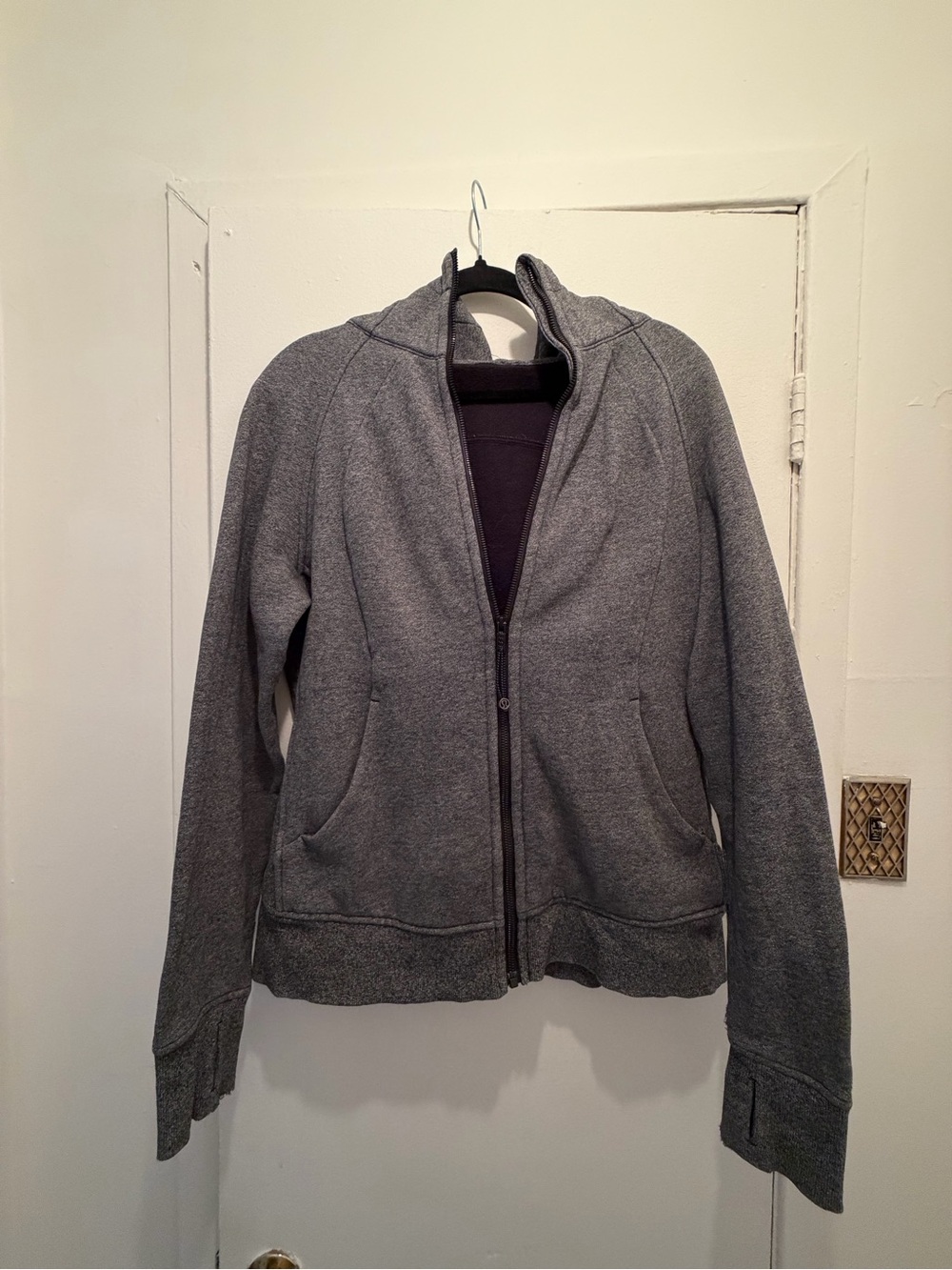 lululemon athletica Gray Full-Zip Hoodie